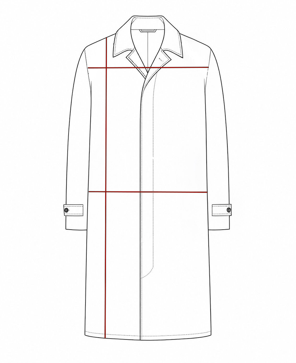 Pikkukuva: OHTO-villakangastakki, tweed coat, darkgrey/black