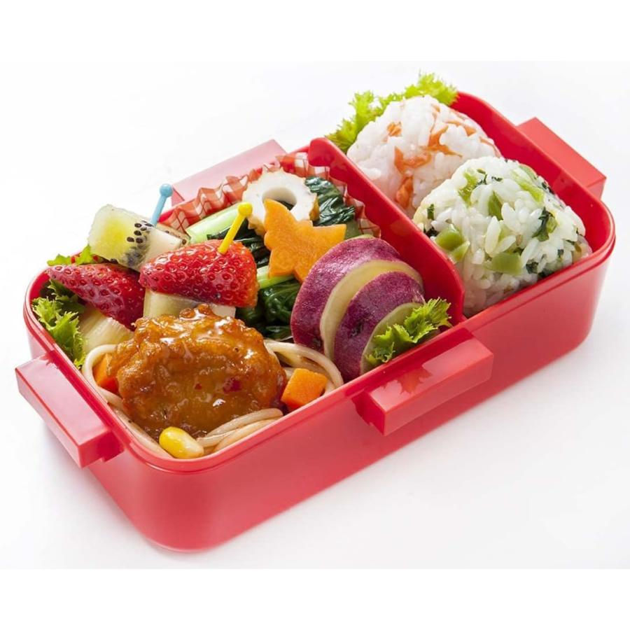 縮圖：HW0250 Skater 抗菌 4 點密實微波爐飯盒 (紅) (633584) (內容量約 530 ml) (約 18.9 x 10.8 x 6.2 cm)