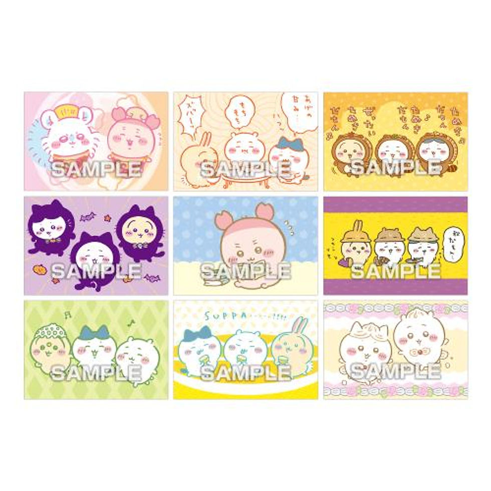 Thumbnail: FI0380 Ensky Chiikawa 卡通咭香口膠 (全 36 種) 1's x (原裝20包)