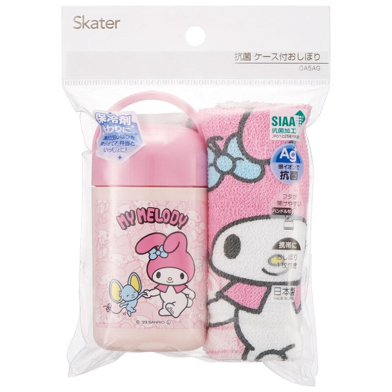 縮圖：HW0305 Skater My Melody 毛巾連抗菌盒 (660252) (毛巾約 28 x 32 cm) X(原裝6件)