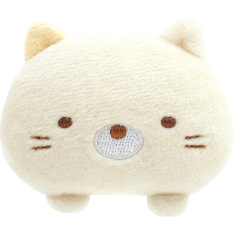 SX0249 SAN-X 角落生物迷你毛公仔襟章 (貓貓) (840675) (約 5 x 6.5 x 2 cm) (原箱3個)