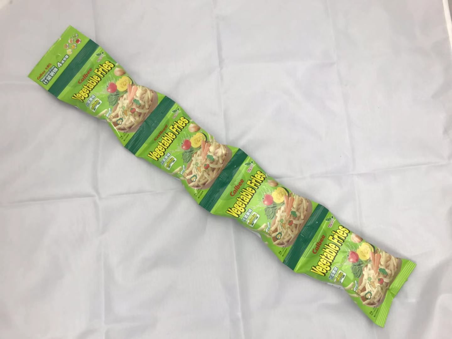 FS0124 卡樂B什菜薯條(4連包裝) 40gx（原箱20條）