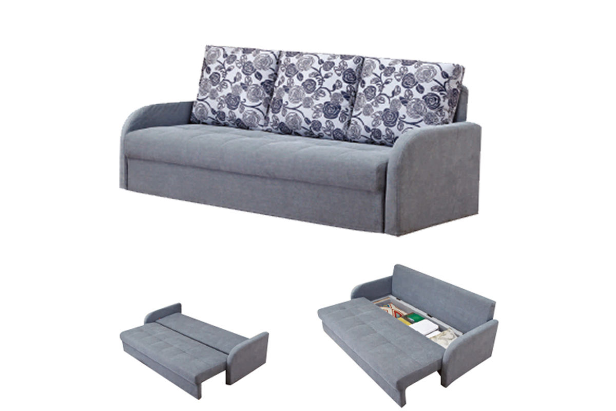 EKA系列E871布藝或科技布儲物梳化床