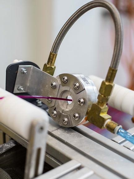 Extruding filament for 3D printing with recycled ocean plastic