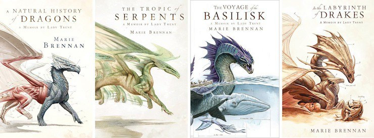 Memoirs by Lady Trent covers