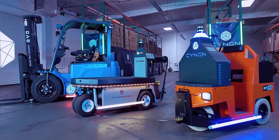 Industrial AMRs to Automate Your Material Handling. 來源:Cyngn官方網站
