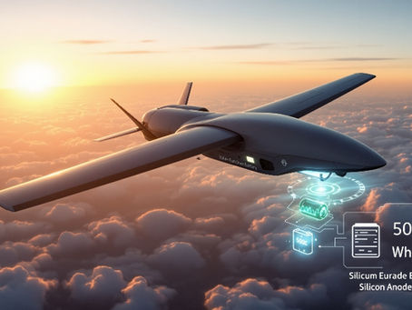 從矽到續航,Amprius 電池為無人機賦予極限飛行力