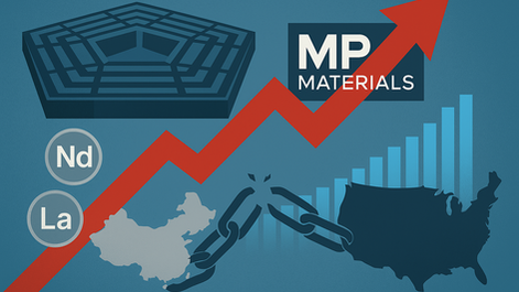 美國國防部斥資4億美元入股MP Materials,啟動稀土供應鏈重建計畫