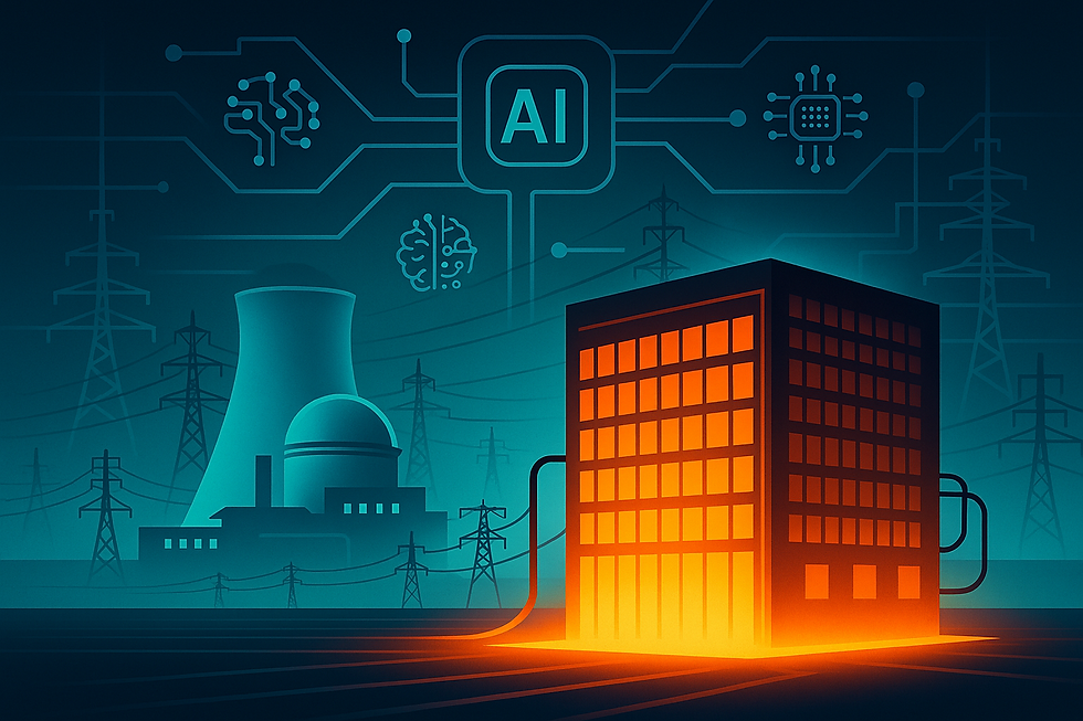 AI 用電暴增,數據中心引發能源焦慮,美國核能股因此狂飆。從政策推動到產業價值鏈,本文解析核能如何成為 AI 經濟的關鍵基礎建設。