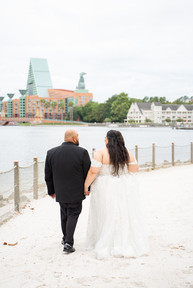 Fairytale Wedding at Disney's Wedding Pavilion and Ariel's at Disney's Beach Club by Disney Wedding Photographer Adrianna Gunn