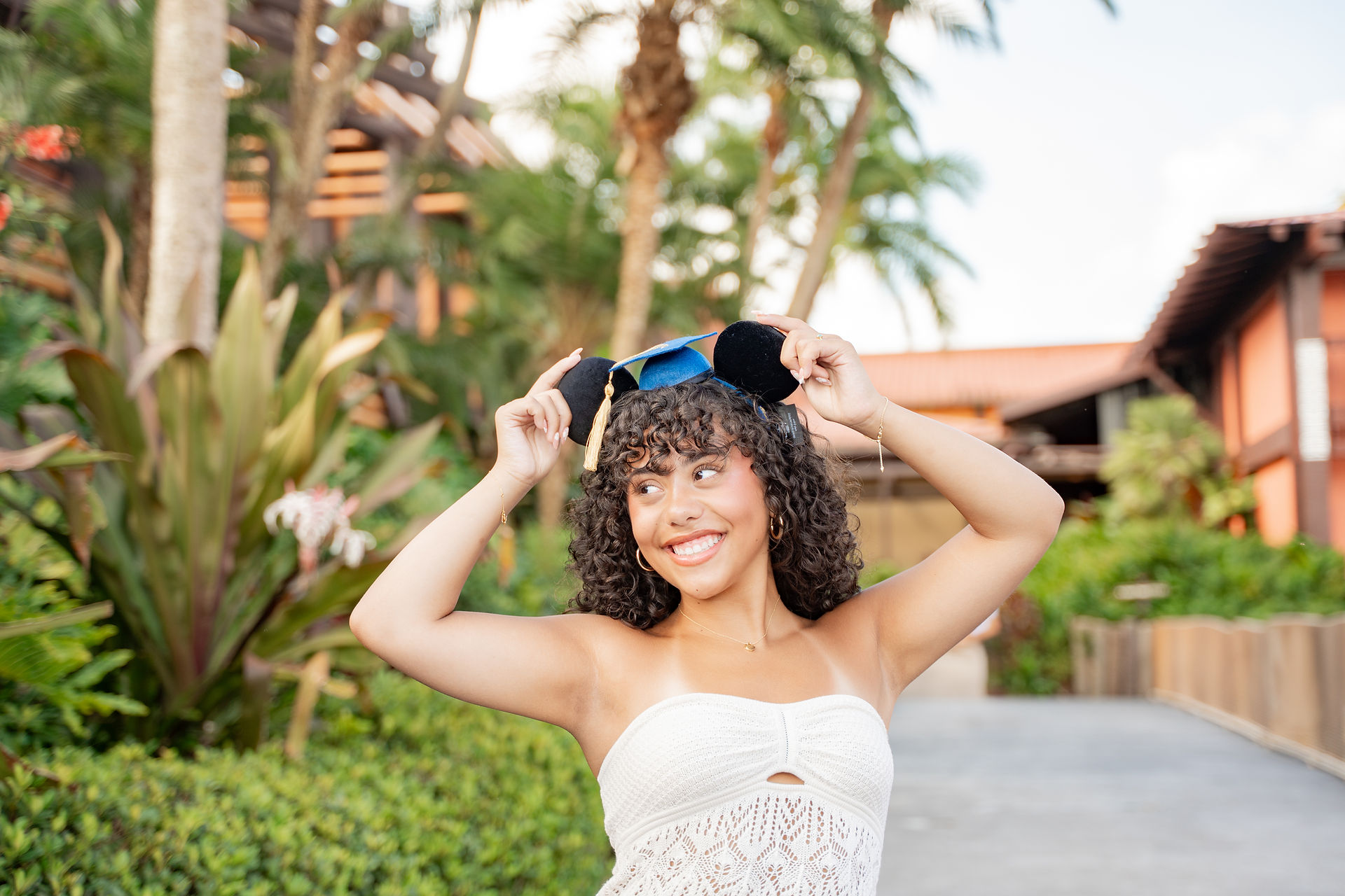 Senior Portrait Session at Disney's Polynesian Village Resort by Disney Photographer Adrianna Gunn