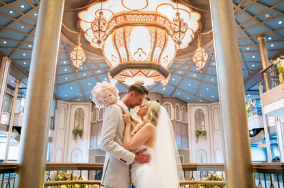 Disney Treasure Wedding Photography by Disney Cruise Wedding Photographer and Videographer Adrianna Gunn and Golden View Video Co