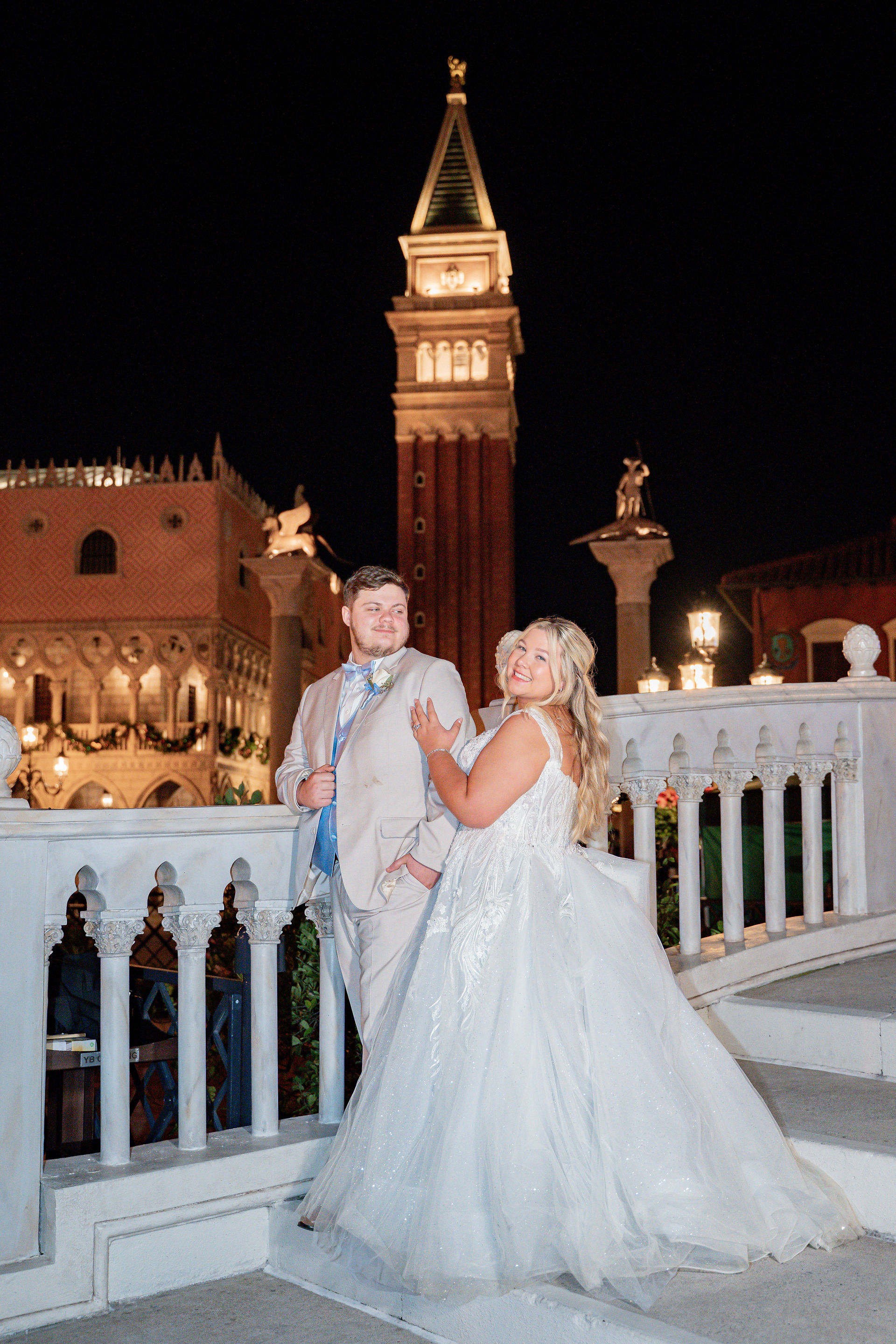 Wedding Reception at EPCOT's Italy Isola by Disney Wedding Photographer Adrianna Gunn