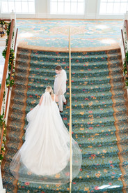 Bride and Groom Portraits for a Disney Fairytale Wedding at Disney's Grand Floridian Resort and Spa by Disney Wedding Photographer Adrianna Gunn