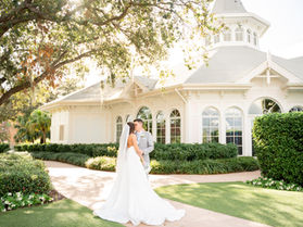 Disney's Grand Floridian Wedding Pavilion Ceremony and EPCOT Firework Dessert Party | Disney Fairytale Wedding Photographer and Content Creator