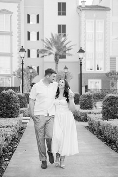 Couples Engagement Session at Loews Portofino Bay Hotel at Universal Orlando Resort by Universal Orlando Photographer Adrianna Gunn