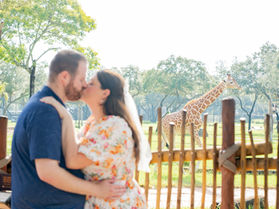 Engagement session at Disney's Animal Kingdom Lodge with Disney Wedding and Engagement Photographer Adrianna Gunn