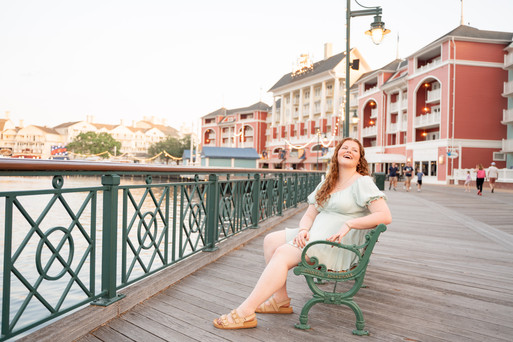 Disney's Boardwalk Senior Session with Disney Photographer Adrianna Gunn