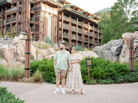 Engagement Session at Disney's Wilderness Lodge by Disney Proposal and Engagement Photographer Adrianna Gunn