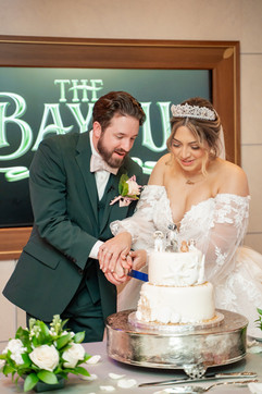 Wedding Reception in the bayou on the disney wish by Disney Wedding Photographer Adrianna Gunn