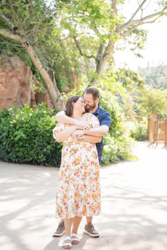 Engagement session at Disney's Animal Kingdom Lodge with Disney Wedding and Engagement Photographer Adrianna Gunn