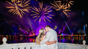 Disney Fairytale Wedding | Sunset Wedding Pavilion Ceremony, Cinderella's Carriage and EPCOT's Italy Isola Reception