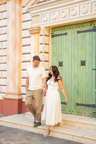 Couples Engagement Session at Loews Portofino Bay Hotel at Universal Orlando Resort by Universal Orlando Photographer Adrianna Gunn