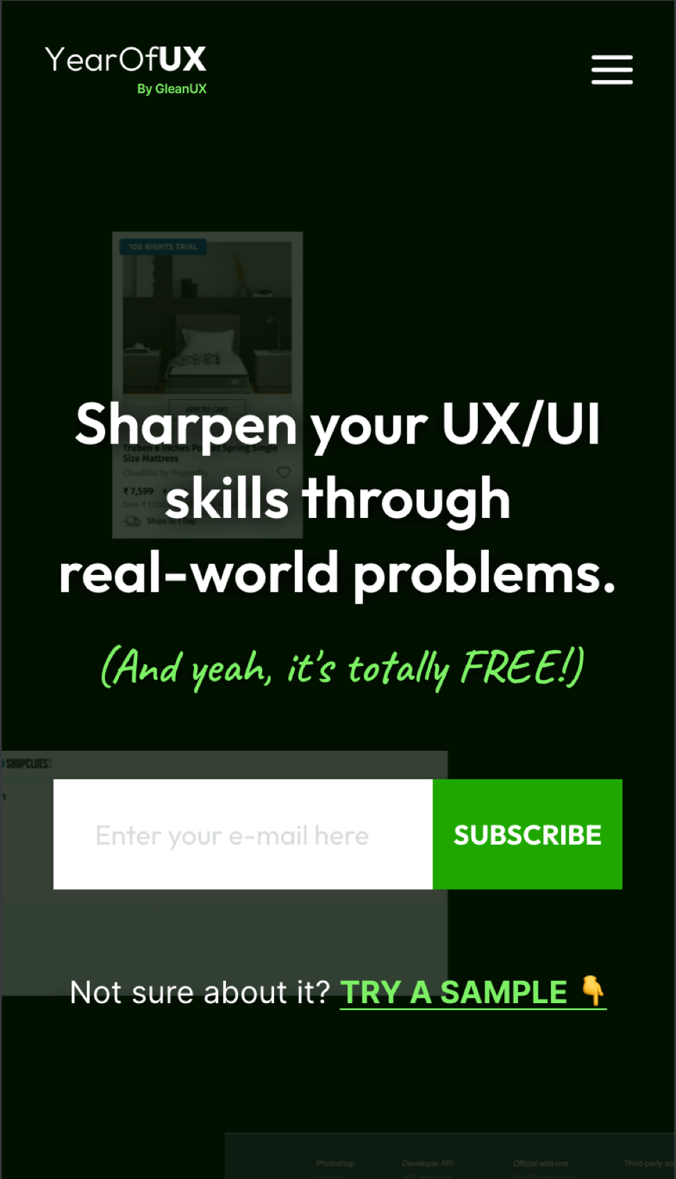 YearOfUX - Sharpen your UX skills