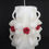 Thumbnail: White Carved Candle with lovely flowers to match your wedding day