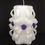 Thumbnail: White Carved Candle with lovely flowers to match your wedding day