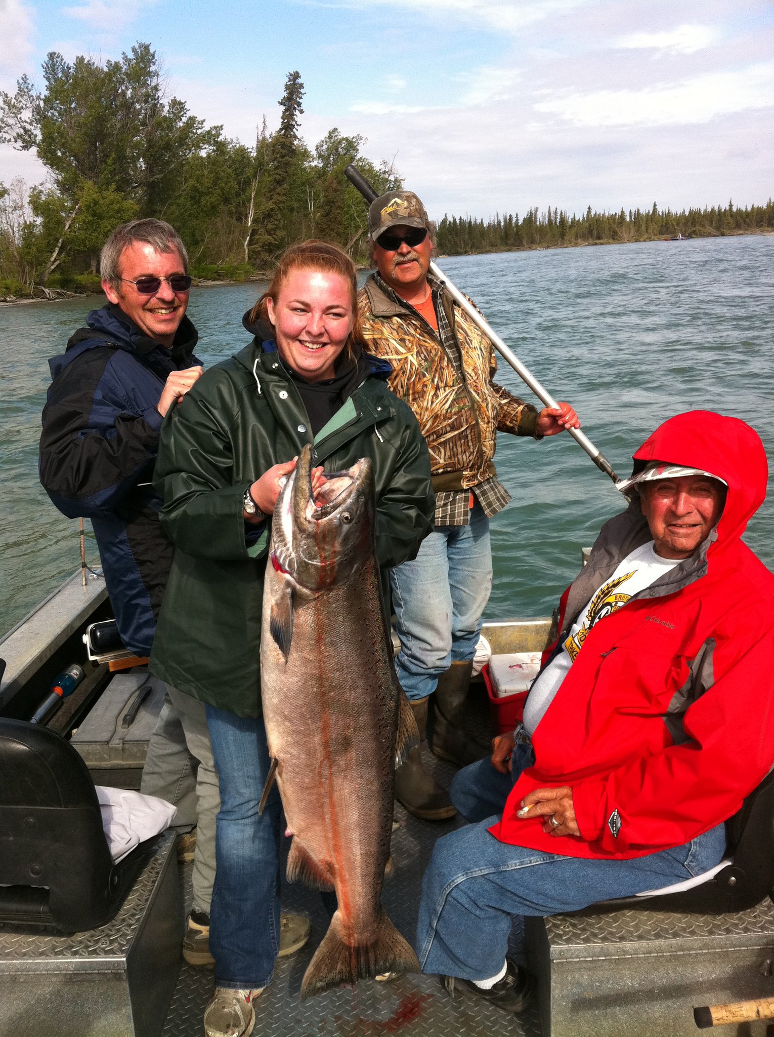 Sarahs first king salmon
