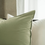 Thumbnail: Zachte groene kussensloop, luxe dekbedovertrek