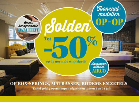 SALUS open tijdens de solden maand
