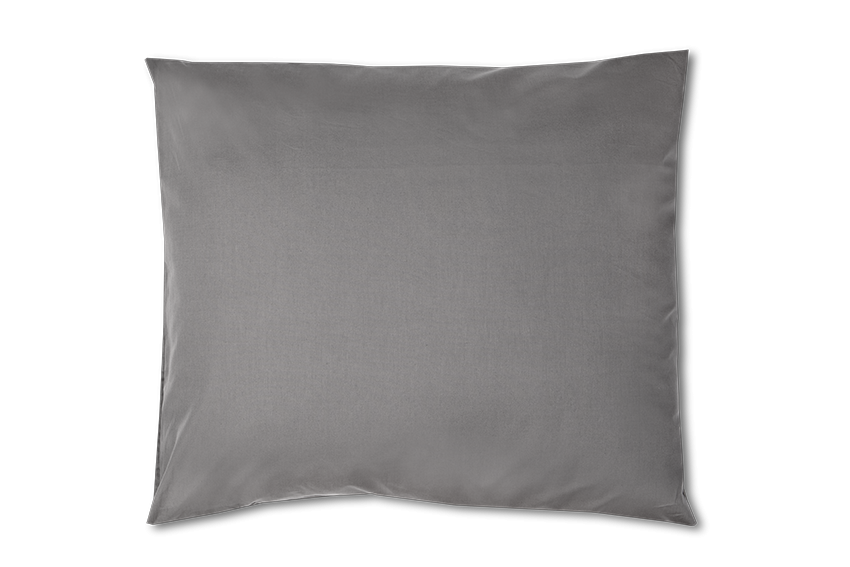 Thumbnail: Grijs kussen, zacht materiaal