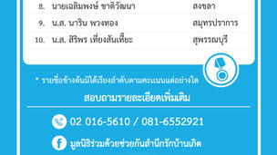 ประกาศผลการพิจารณาคัดเลือกผู้ผ่านเข้ารอบ 10 คนสุดท้ายโครงการประกวดเกษตกรสำนึกรักบ้านเกิด ประจำปี พ.ศ.2560