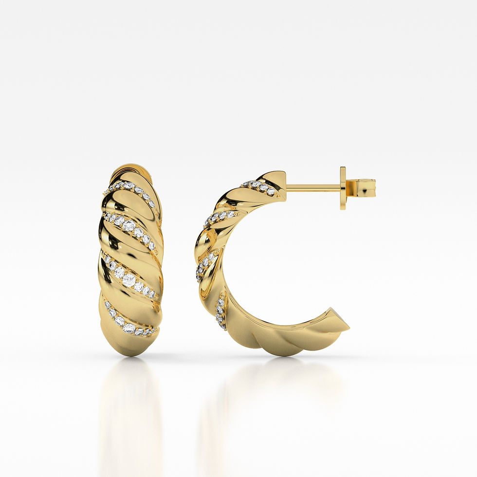 Thumbnail: Diamond Entwined Stud