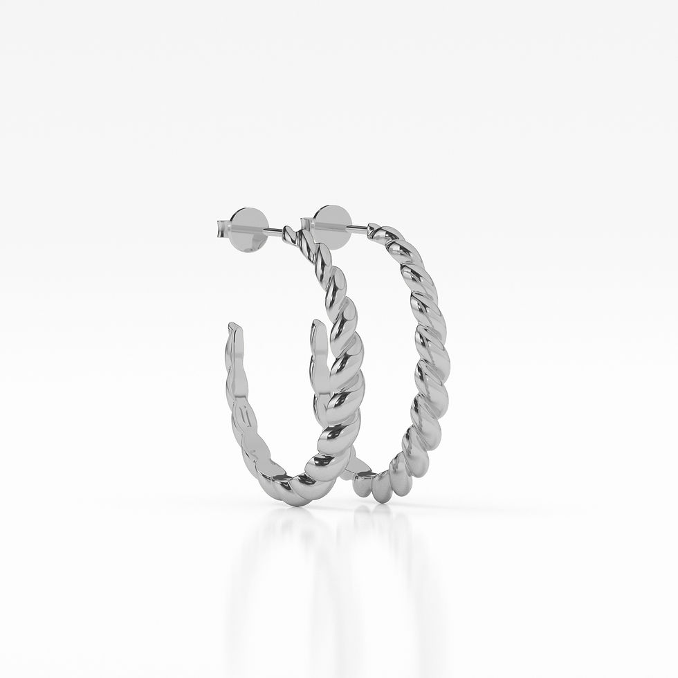 Thumbnail: Twisted Stud Huggies