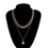 Thumbnail: Crystal Necklace Girls Cute Necklace Set Claviclel Chains Women Female 