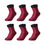 Thumbnail: 6 Pairs/Lot Women/Men Winter Warm Thicken Thermal Socks Wool Cashmere Nylon Snow