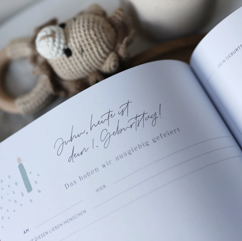 Miniaturbild: Baby-Tagebuch „Our first year"