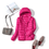 Miniaturbild: Down Parka Women Ultra-light Thin Down Jacket Slim Short Hooded Warm White Duck