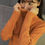 Thumbnail: Knitted Sweaters Pullovers Turtleneck Long Sleeve Solid Color Slim Elastic Short