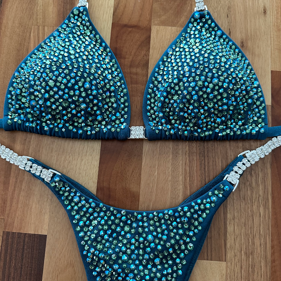 Green Competition Bikini