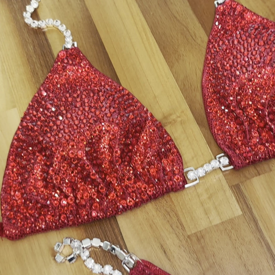 Thumbnail: red competition bikini