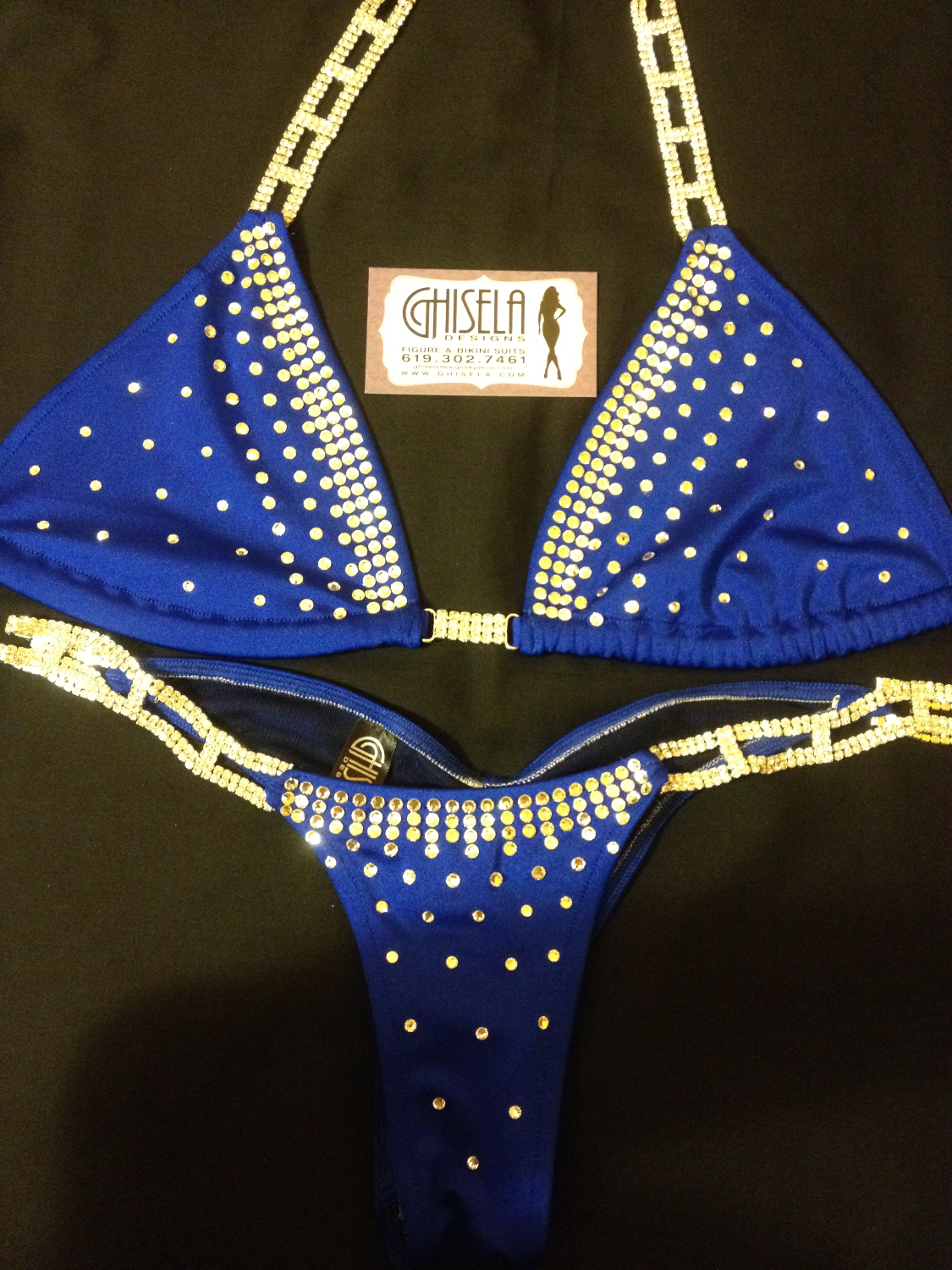 Royal Blue Competition Bikini