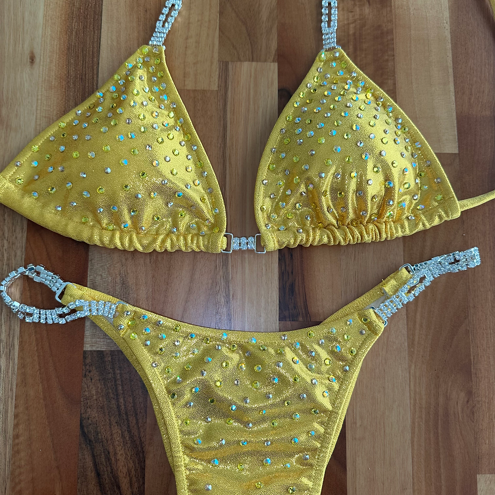Yellow Competition Bikini