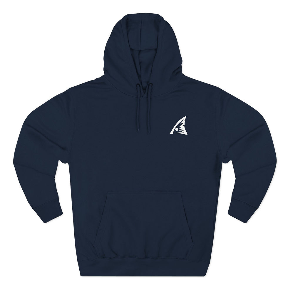 Thumbnail: Three-Panel Fleece Hoodie (Dark Colors)