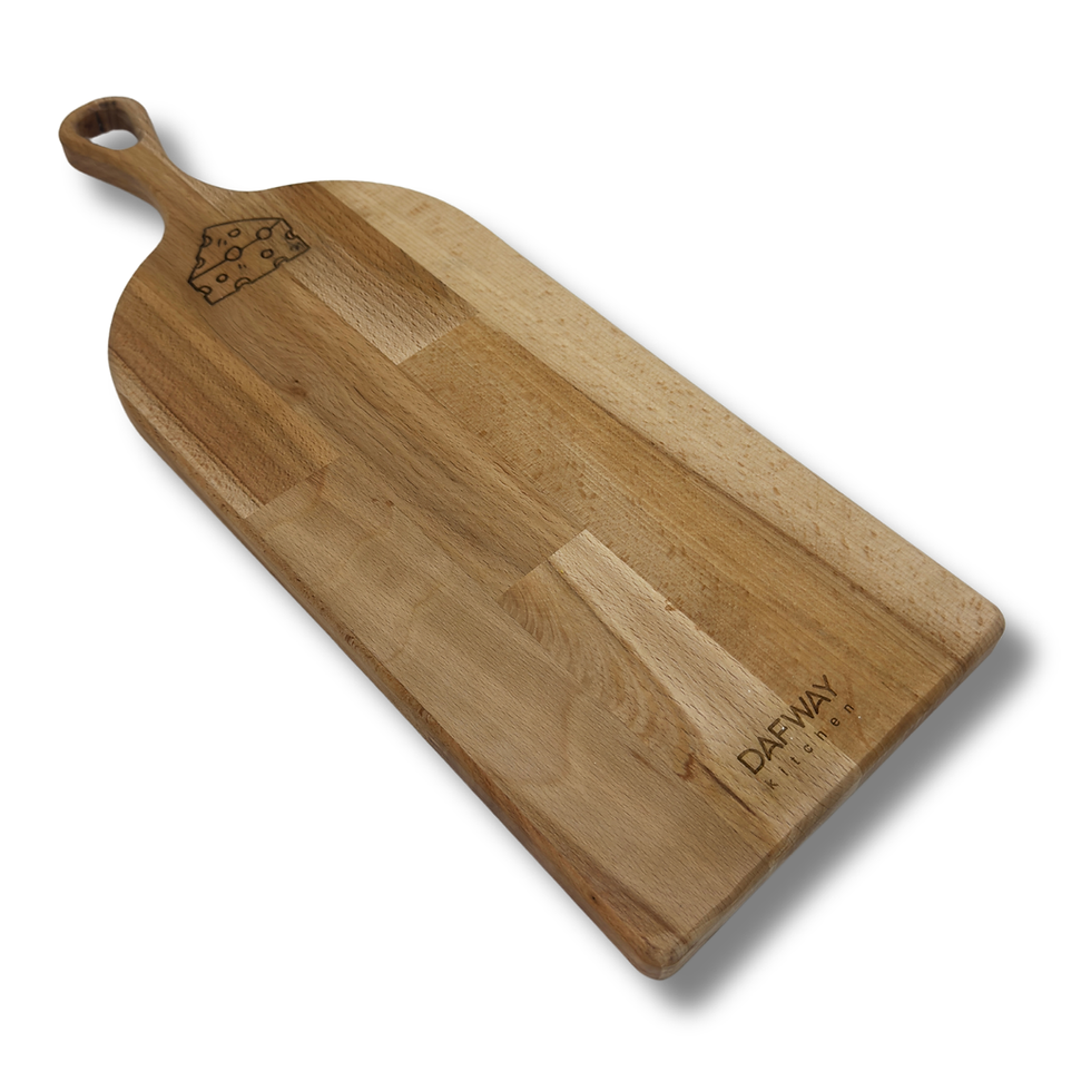 Thumbnail: Hornbeam wooden serving board top view