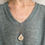 Thumbnail: Pink Coral Fossil Necklace in Silver and Gold