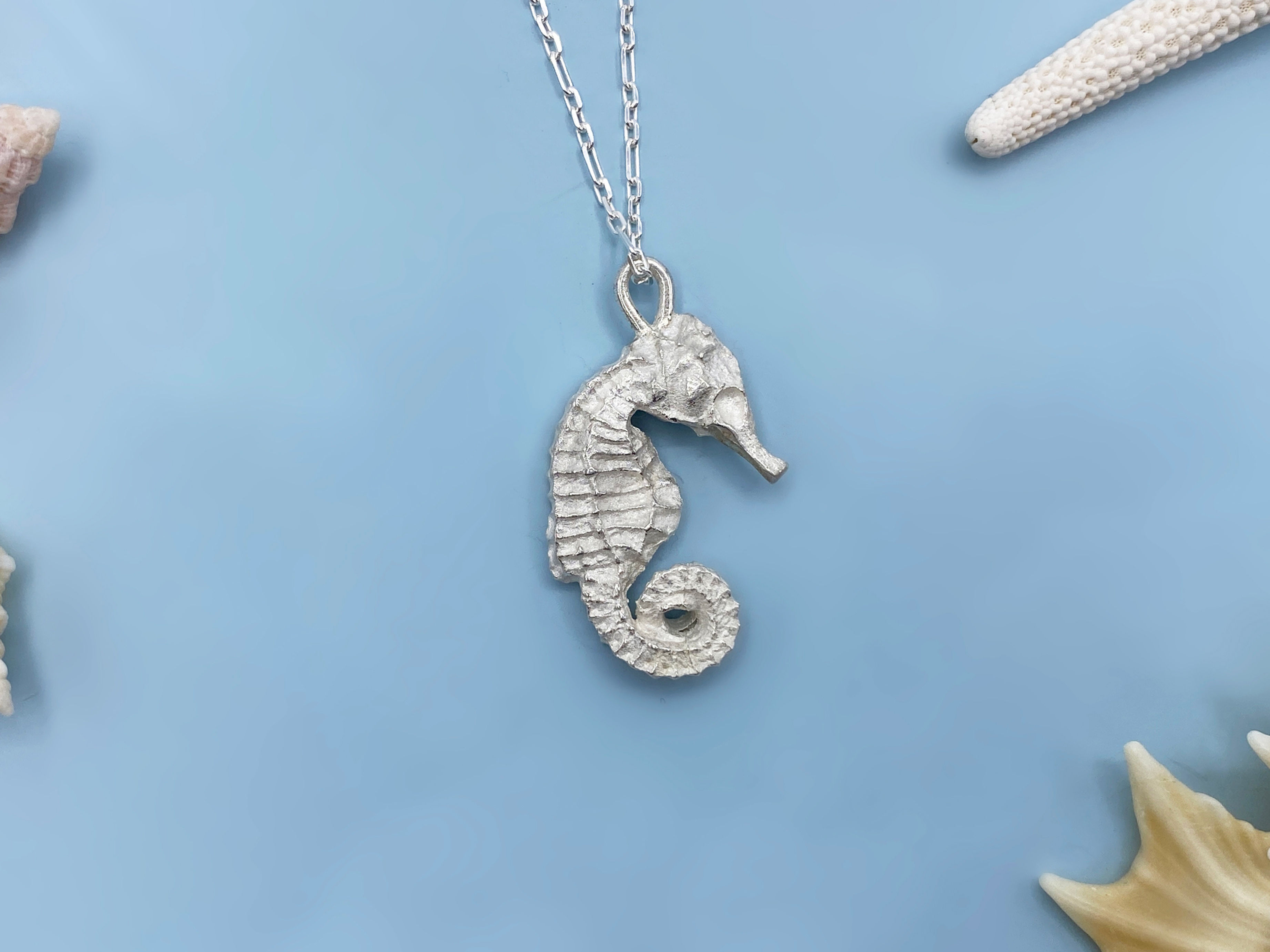 Silver Seahorse Necklace